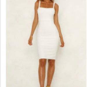 White Midi Dress